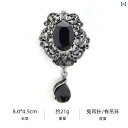 コサージュ メンズ アクセサリー 韓国 レディース カーディガン セーター 大きい ピン フラワー ブローチ 黒 ショール バックル カラー メンズ アクセサリ...