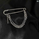 コサージュ メンズ アクセサリー 韓国 イン スタイル チェーン ブローチ メンズ レディースの ストリート ファッションメタル ピン スーツ 装飾 ジュエリー