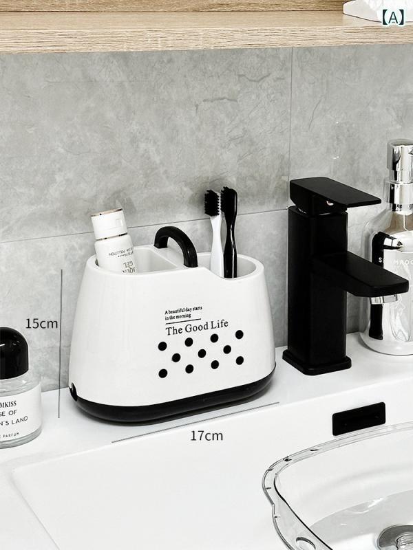 歯ブラシ入れ ラック ホルダー 歯磨き 粉 歯 ブラシ ラック 電動 ブラシホルダー ...