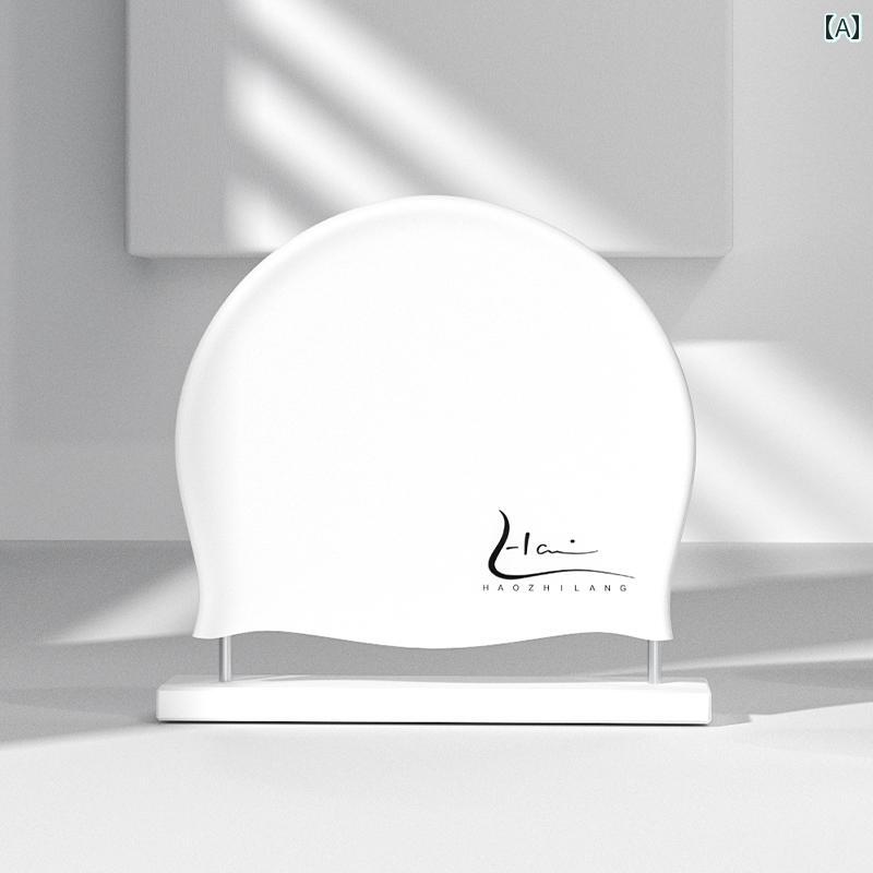 スイミング キャップ 水泳 女性用 スイミング キャップ 防水 長髪 快適 耳の 保護 メンズ 大きい 頭囲 シリコン