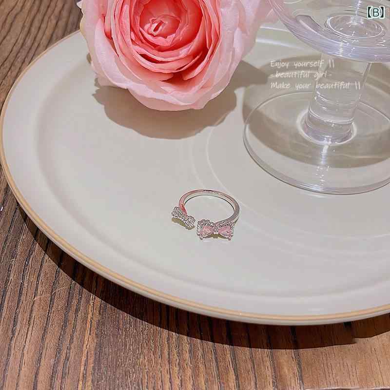 かわいい 子供用 プリンセス アクセサリー リング 子供用 リング 女性用 ピンク 宝...
