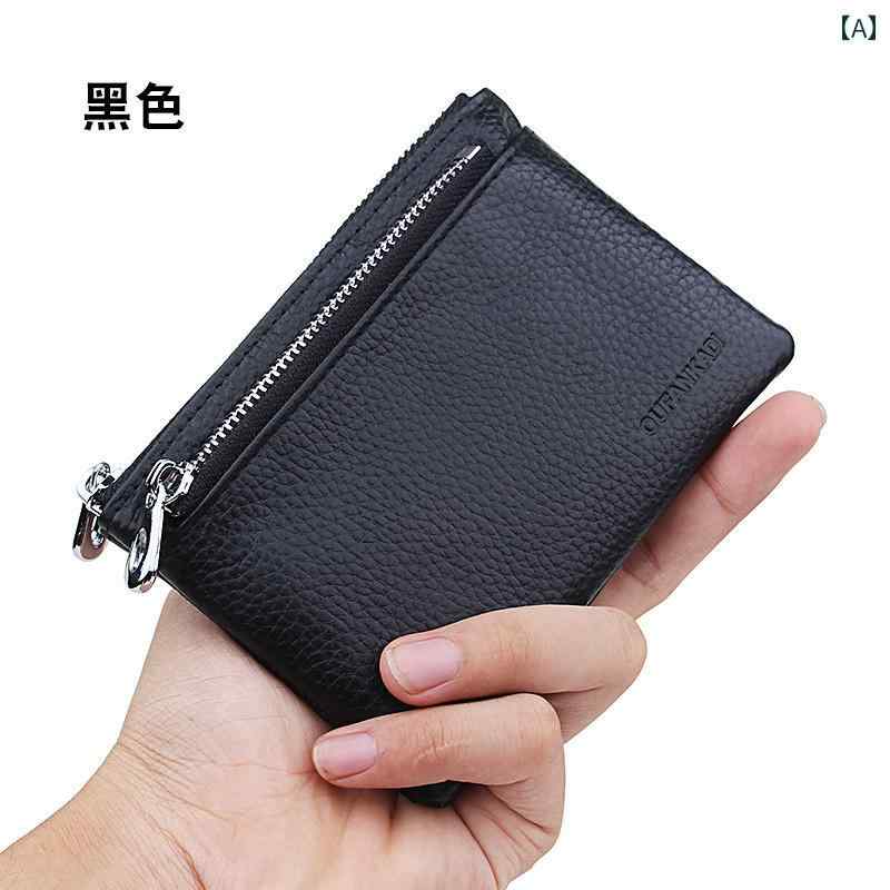 小銭入れ メンズ コインケース 新 革小銭入れ メンズ ミニ 小型 コイン バッグ カードホルダー 2 in 1 財布 女性 コインホルダー