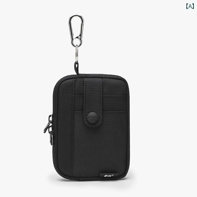 小銭入れ メンズ コインケース キャンバス ショート ウォレット メンズベルト バッグ マルチ カードスロット 学生 ミニ 財布 コイン ID