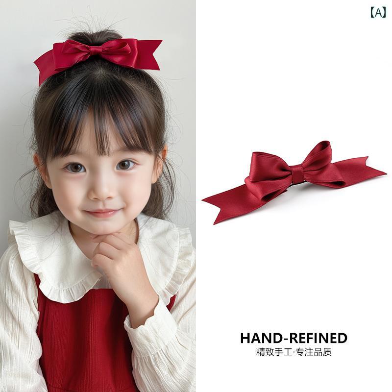 女の子用 ヘアアクセサリー キッズ 子供用 ヘア アクセサリー プリンセス ボウ ピン 女の子 ヘッド ド..