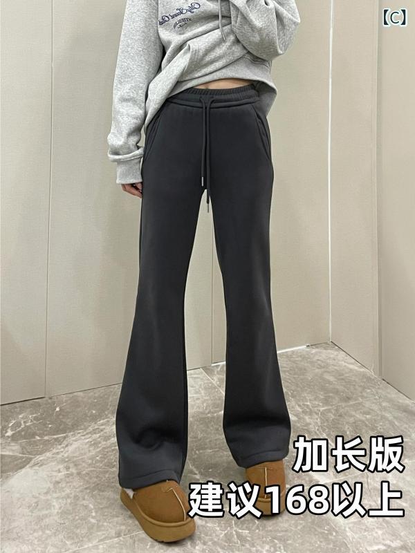 快適 スウェット パンツ レディース 秋 レディース向け 洋 ナシ型 カジュアル フレ...