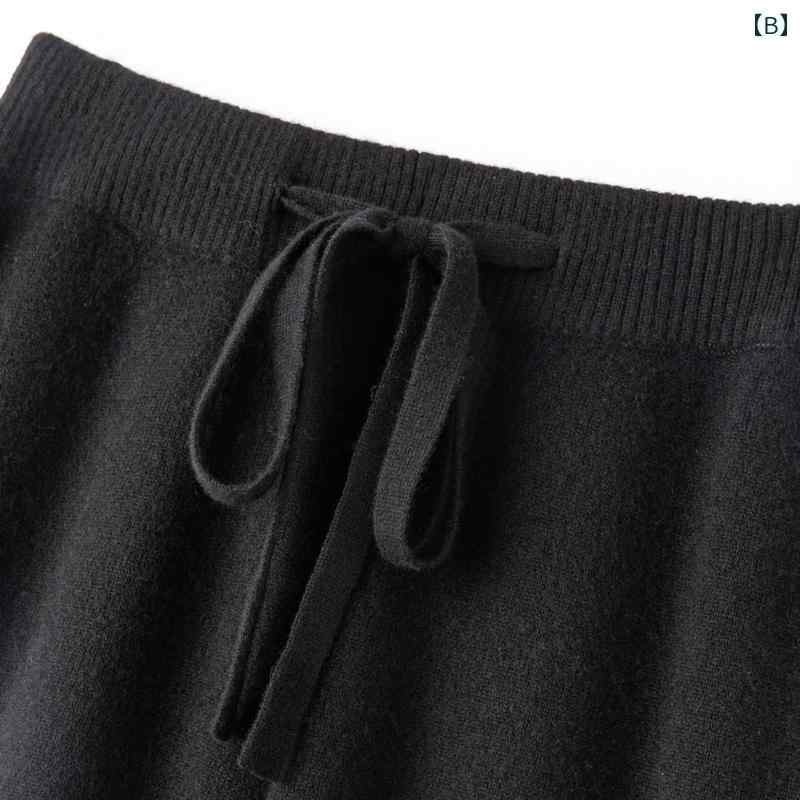 快適 スウェット パンツ レディース 100 オーストラリア ウール ワイド レッグ パ...