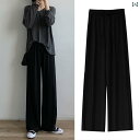 快適 スウェット パンツ レディース 春夏 レディース向け ドレープと カジュアル 感が ある 洋 ナシ型の ニット ワイド レッグ パンツ。 太めの mm 大きいサイズ ハイウエスト スリム ストレート レッグの フロア レングス