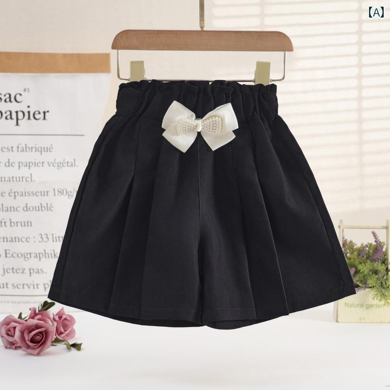 女の子用 おしゃれ ショート パンツ 女の子 ショート パンツ 夏の 薄手 アウターウェア 夏 スタイル 大..