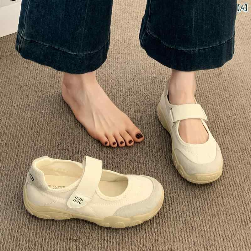 マザー シューズ カジュアル 厚底 スポーツ メリージェーン レディースシューズ 2025夏 シングル シューズ カジュアル ダサ かわいい フォレストガンプ