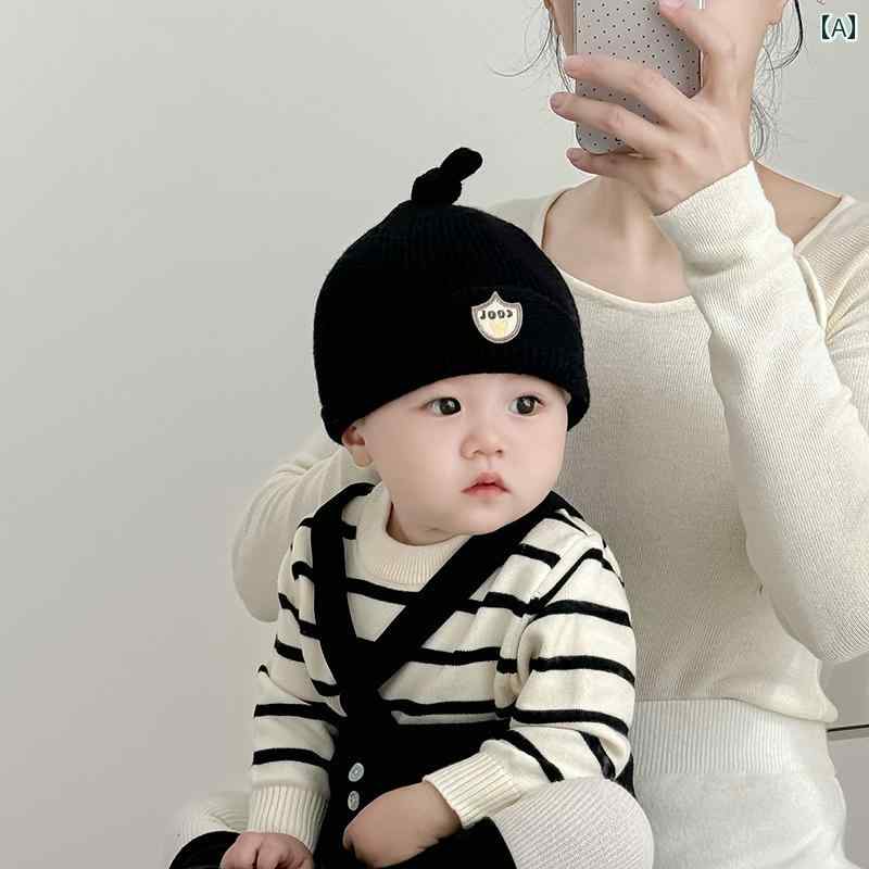 子供用 ニット帽 帽子 ベビー 帽子 秋冬 幼児用 ニット 帽 耳あて プルオーバー 尖...