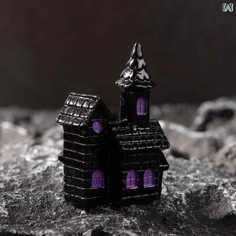 ハロウィン かぼちゃ グッズ マイクロ 風景 ハロウィン 装飾 アクセサリー ミイラ 頭蓋 骨 顔の ない モンスター ゴースト カボチャ 樹脂 小さい 装飾品 わら