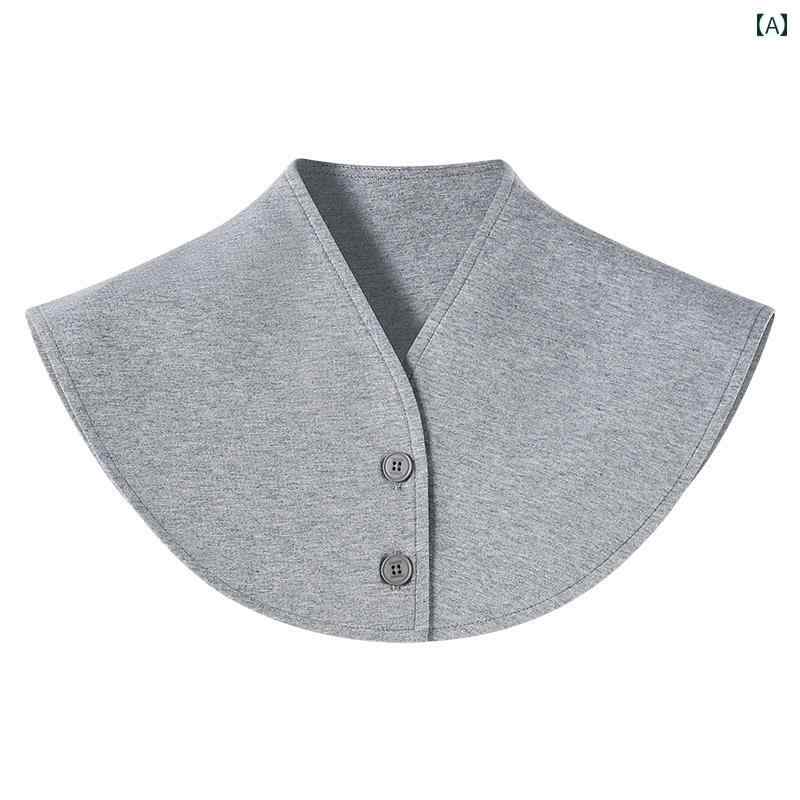 カジュアル ネック 夏の エアコン 付きの 部屋で 寝る 時の 防寒 対策 頸 椎 カバー 暖かい 首の 保護 ネック 男女兼用の 小さい スカーフ 綿布(4)