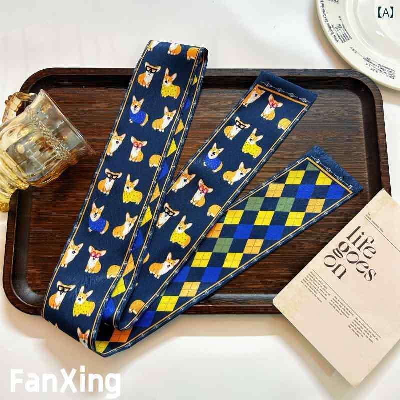 スタイリッシュ レディース スカーフ スターの 高級 シルクスカーフ ヘッド バンド ヘア タイ 小さい ..