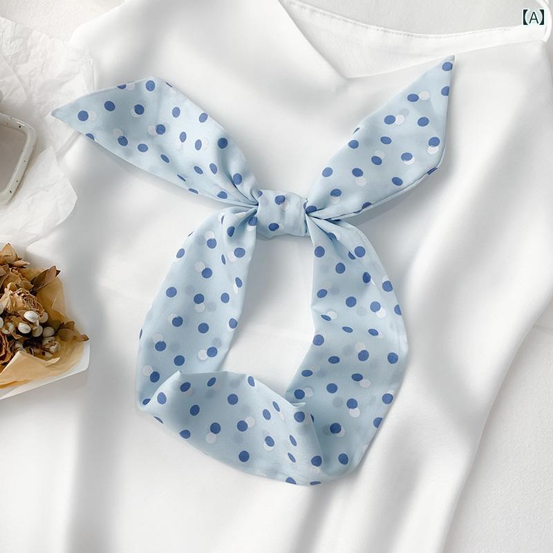 スタイリッシュ レディース スカーフ レトロ フランスの 小さい シルクスカーフ 女性用 春秋に マッチ ..