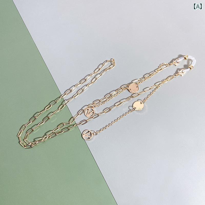 メガネ チェーン 便利 ストラップ Clove Qi Weiと 同じ メガネ チェーン ファッション タッセル 有名な..