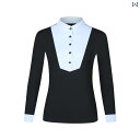 乗馬 ウェア スリム フィット 春秋 長袖 乗馬 Tシャツ トップス レディースシャツ 服 レディースレイヤリング セーター レディース