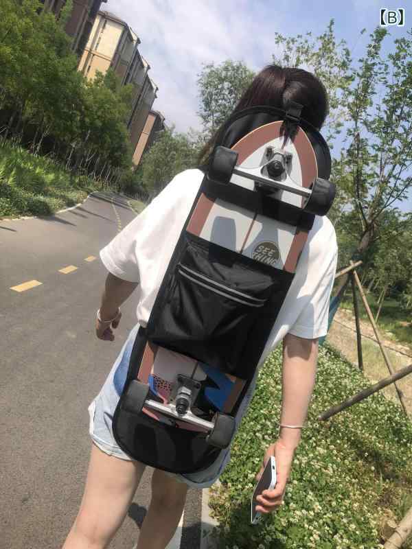 スケボー バッグ 収納 スケート ボード バッグ ダブル ショルダー アップ 子供用 ...