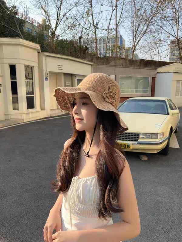 乐天商城 - サマー ニット レディース 帽子 夏の アウトドア スタイリッシュな サンハット レディース 日焼け防止 フィッシャーマン ハット 韓国 ウェーブ大 つば ニット 通気性 バシン