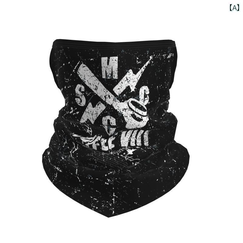 日焼け防止 サンハット 帽子 マスク SMCC レトロ フェイスタオル TRRF ヘルメット 防風 マスク ハーレ..