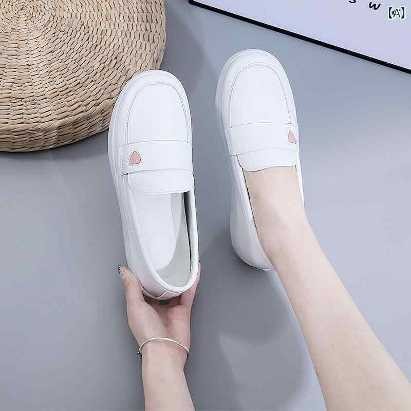 ナースシューズ ソフト ソール 女性用 ナースシューズ ソフト ソール 通気性 滑り止め 夏用 フラット ..