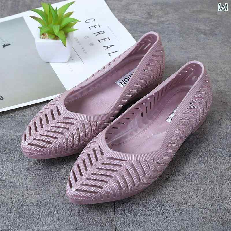 ナースサンダル シューズ レディース サンダル フラット ヒール 滑り止め 学生 ナース ホワイト シュー..