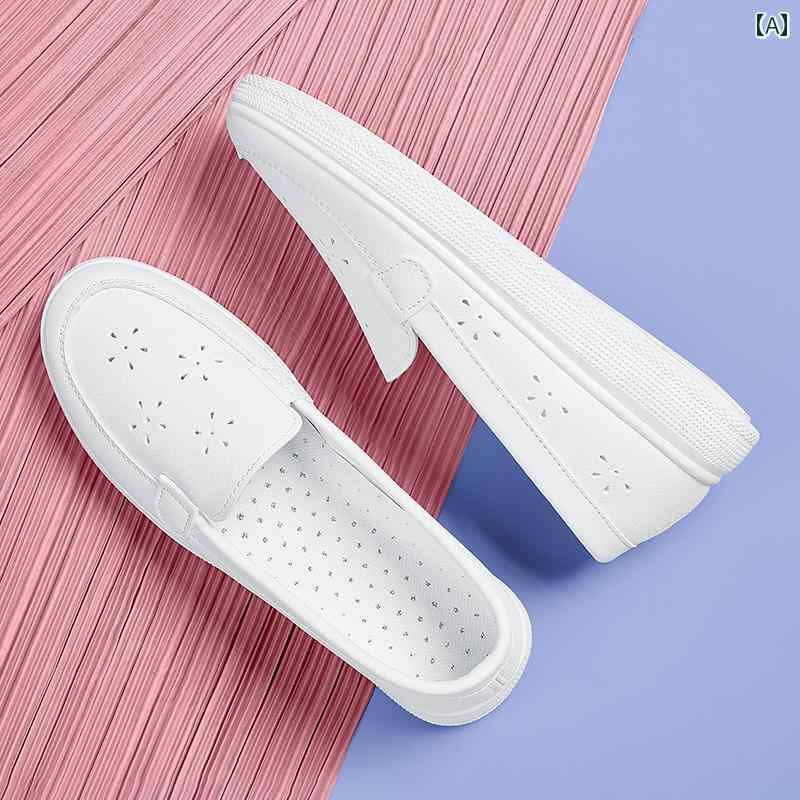 ナースサンダル シューズ 女性用 ナースシューズ ソフト ソール 通気性 滑り止め 仕事や 医療 従事者の..