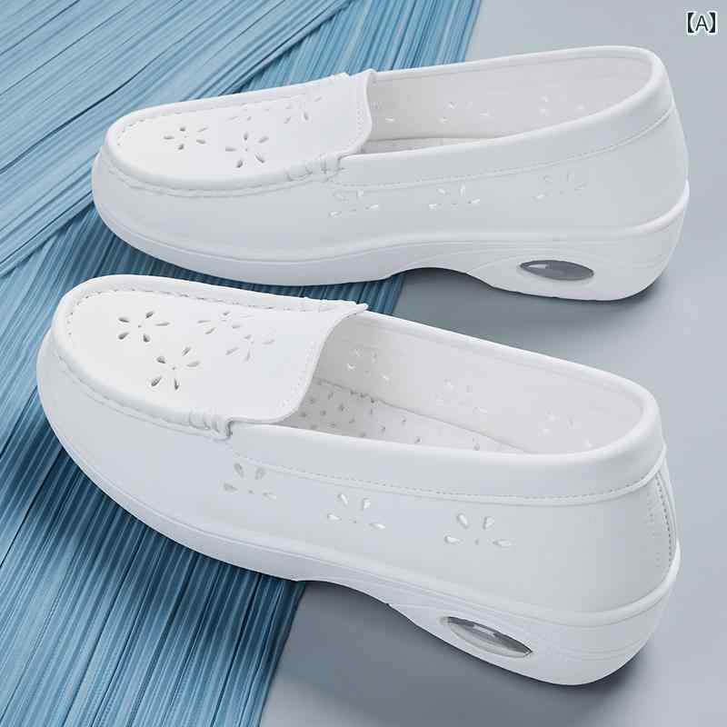 ナースサンダル シューズ ナースシューズ レディース ソフト ソール 穴あき 通気性 サンダル 滑り止め ..