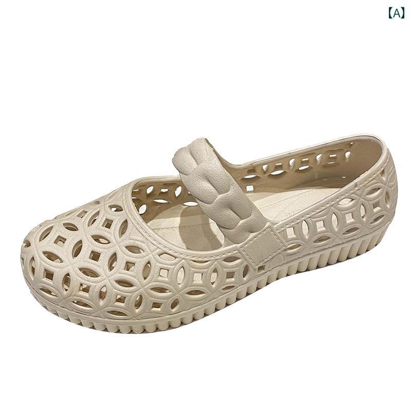 ナースサンダル シューズ 2025夏 ホワイトナース ワーク サンダル レディース 滑りにくい ソフト ボト..