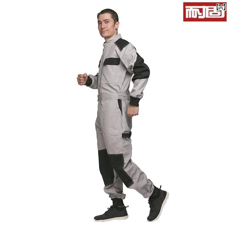 作業着 ワークウェア 春秋 作業着 メンズスーツ アウトドア ジャンプスーツ 自動車 修理 耐摩耗 工場 ..