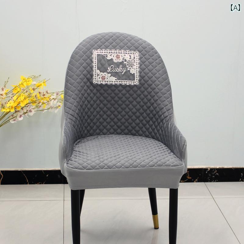 椅子 カバー チェア カバー ダイニング テーブル チェアカバー 2024年 ビッグ ライトニング アームレスト シート バック チェア クッション スツール カバー フル パッケージ ワンピース