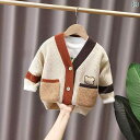 男の子用 カーディガン セーター 男の子と 女の子 子供用 ニットカーディガン 韓国 2025 春秋服 ベビー用 厚手 セーター コート