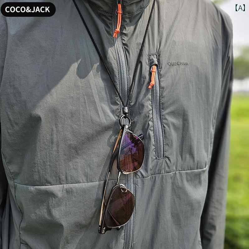 メガネ ストラップ 調節可能 サングラス ストラップ アウトドア ファッション ロープ 首吊り 老 眼鏡 ..