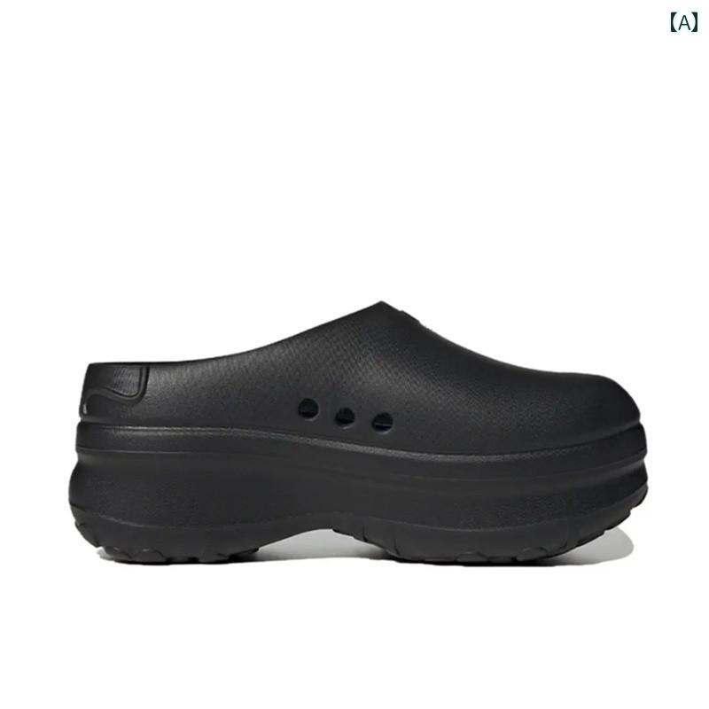 料理 キッチン 滑り止め シューズ 女性用 厚底 クロージャー スリッパ 軽量で 滑りにくく 身長を 伸ば..