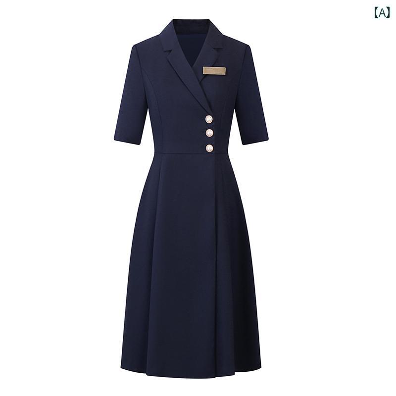 レディース ビジネス スーツ スカート ドレス プロ スーツ ドレス ウエスト スリム aライン スカート サラリーマン 通勤 オフィス 仕事 服 教師