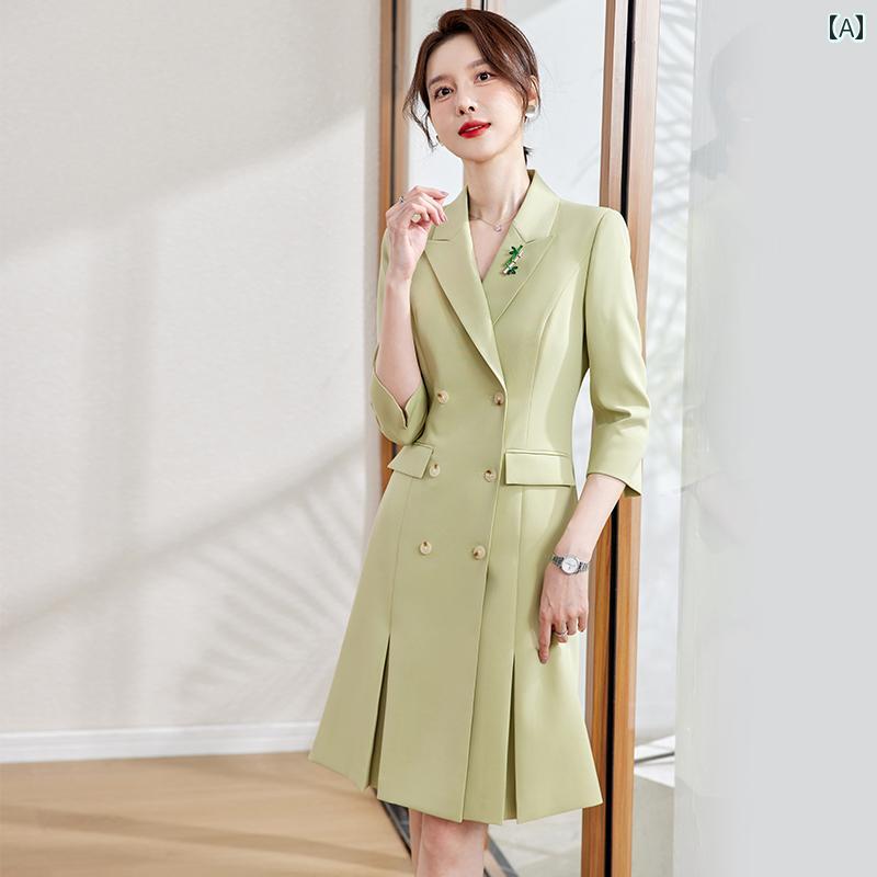 レディース ビジネス スーツ スカート ドレス 2024 春夏 ドレス お姫様 スタイル 高級 ファッション 風..