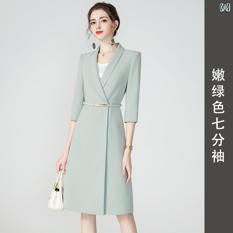 レディース ビジネス スーツ スカート ドレス スーツ ドレス レディース プロ スカート なの 高級 作業..