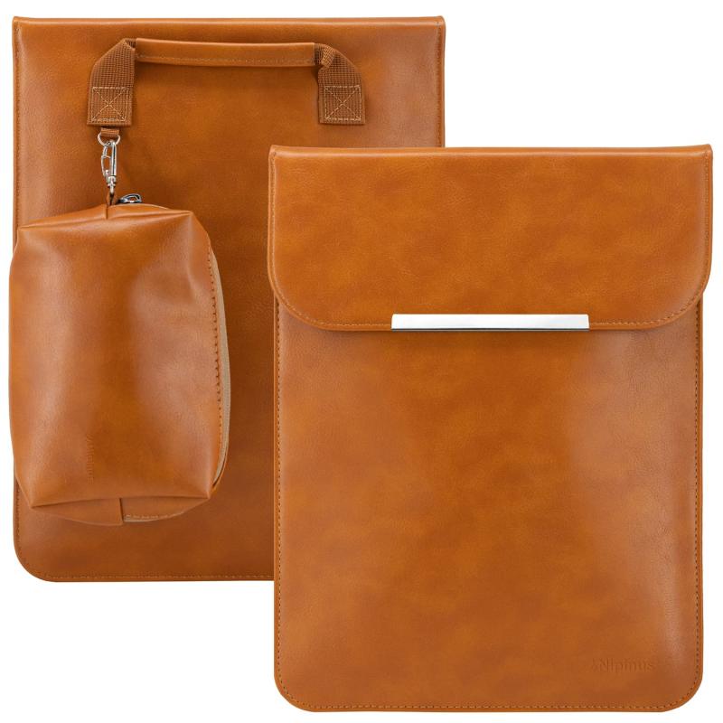 Nipinus 防水パソコンカバー革制またはポリエステル制