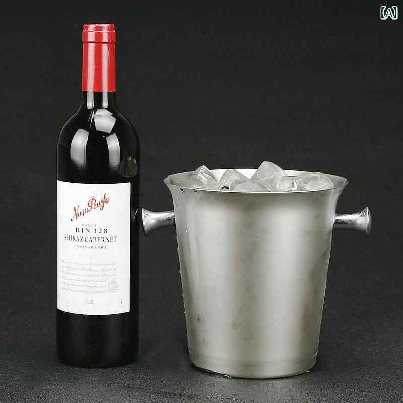 アイスペール バケツ Kodisunの ワイン シャンパン カクテル用の 食品 グレードの ステンレス製 アイス..