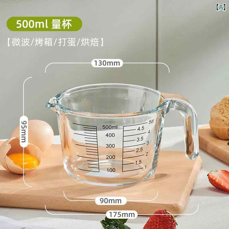 計量カップ 目盛り 付き 計量 カップ 家庭用 耐熱性 大容量 卵の 泡立て ベーキング ミリリットル スケール ミルク カップに 適しています。