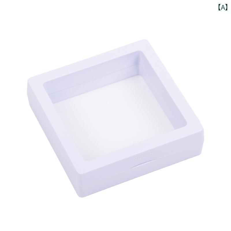 ジュエリーボックス 収納ボックス 100個の 装飾 ジュエリーボックス PE フィルム フローティングボック..