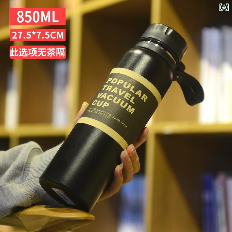 ウォーターボトル アイス キング カップ 小さい 口大容量 断熱 ウォーターボトル 女の子用 シンプル 学校や 学生に 最適 水を 冷たく 保つ スポーツ(4)