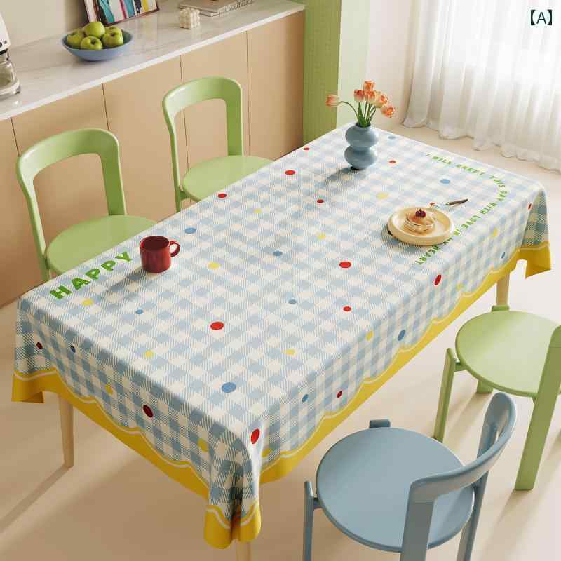 テーブルクロス 幼稚園の テーブル クロス 防水 洗濯不要 耐 油 PVC さわやかで 風 学生用 デスク クロ..