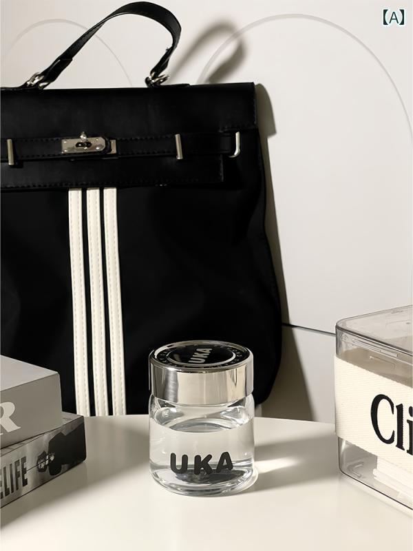 ウォーターカップ ボトル ミニ高 ホウケイ 酸 ガラス製 ウォーターカップ。 ポータブル コンパクト 耐..