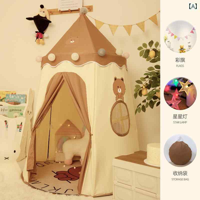 子供用テント 2024 子供用 屋内 テント ホーム ベビー プレイハウス 女の子 城 ベッド モンゴル パオ おもちゃ 子供の 日 ギフト