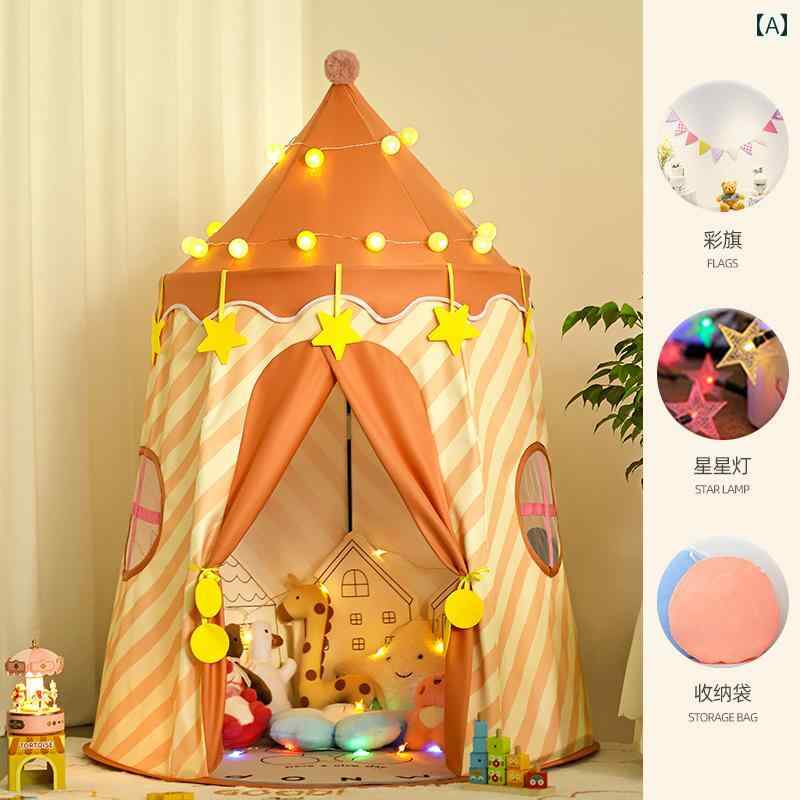 子供用テント 女の子 テント 屋内用 子供用 パオ 秘密 基地 キャビン 折りたたみ ハウス ベビー プリンセス 城 おもちゃ