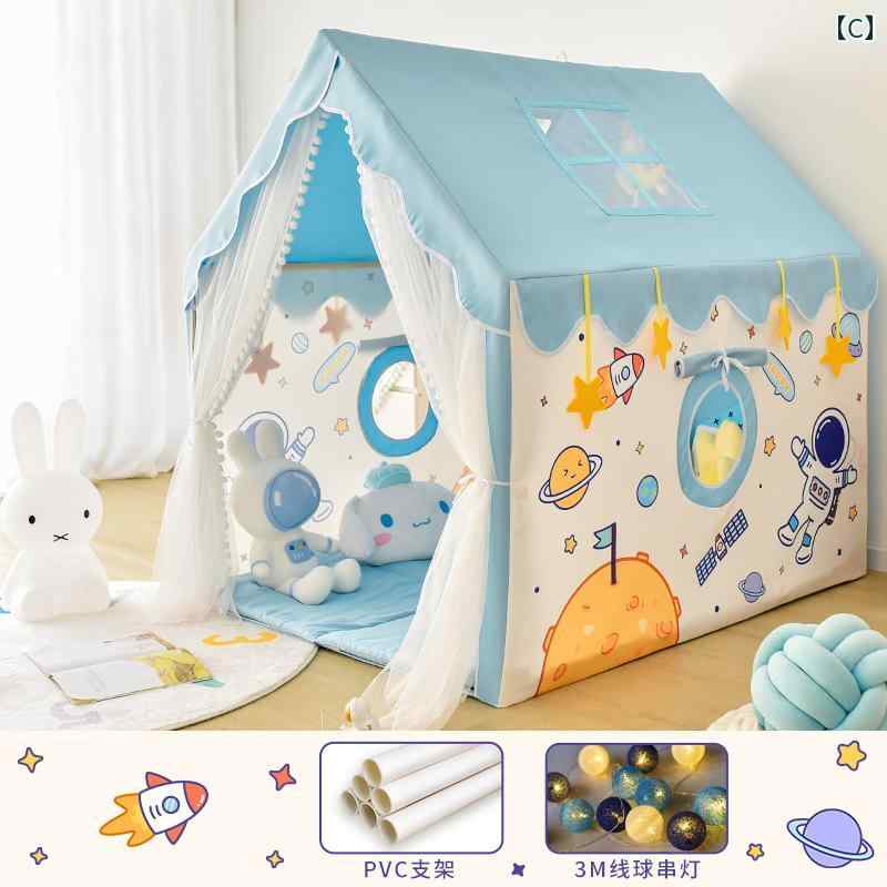 LAONsChoiceの子供用テント 子供用 屋内 テント 家庭用 赤ちゃんの おもちゃの 家 小さい 女の子 プリンセス 城 ベッド ハウス プレイハウス｜アングル3