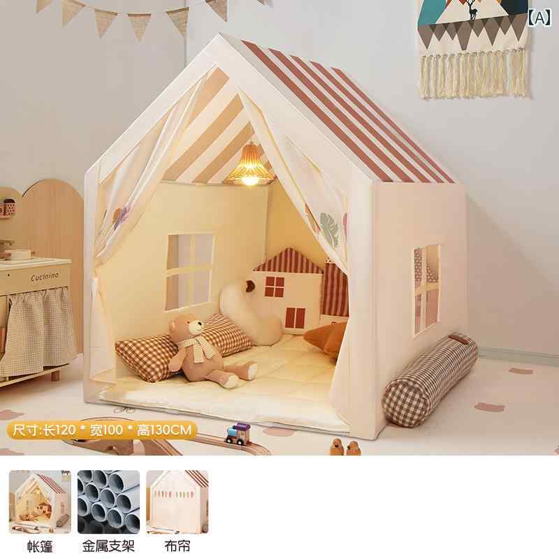 子供用テント 屋内の 子供用 プレイハウス 家庭用 おもちゃの 家 男の子と 女の子 プリンセス ハウス ゲーム 城 秘密 基地