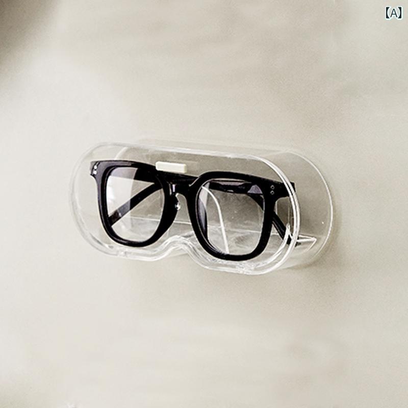 メガネ収納ボックス メガネ 収納 ボックス パンチ フリー 壁掛け ベッド サイド 耐 圧 壁 近視 サング..