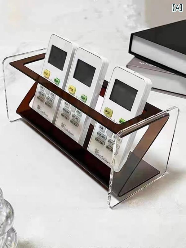 リモコン収納ボックス リモコン 収納 ボックス デスク トップ 多機能 アクリル ラック コーヒー テーブル テレビ エアコン