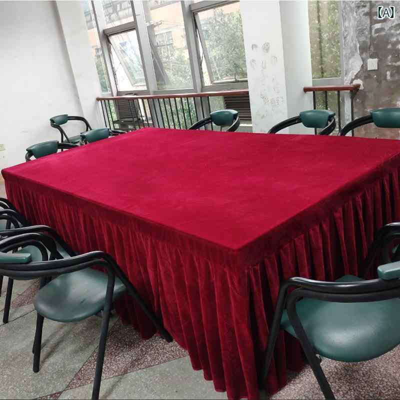 テーブルクロス 会議 テーブル オフィス デスク ビジネス イベント 卓球 台 受付 カバー スカートなど..